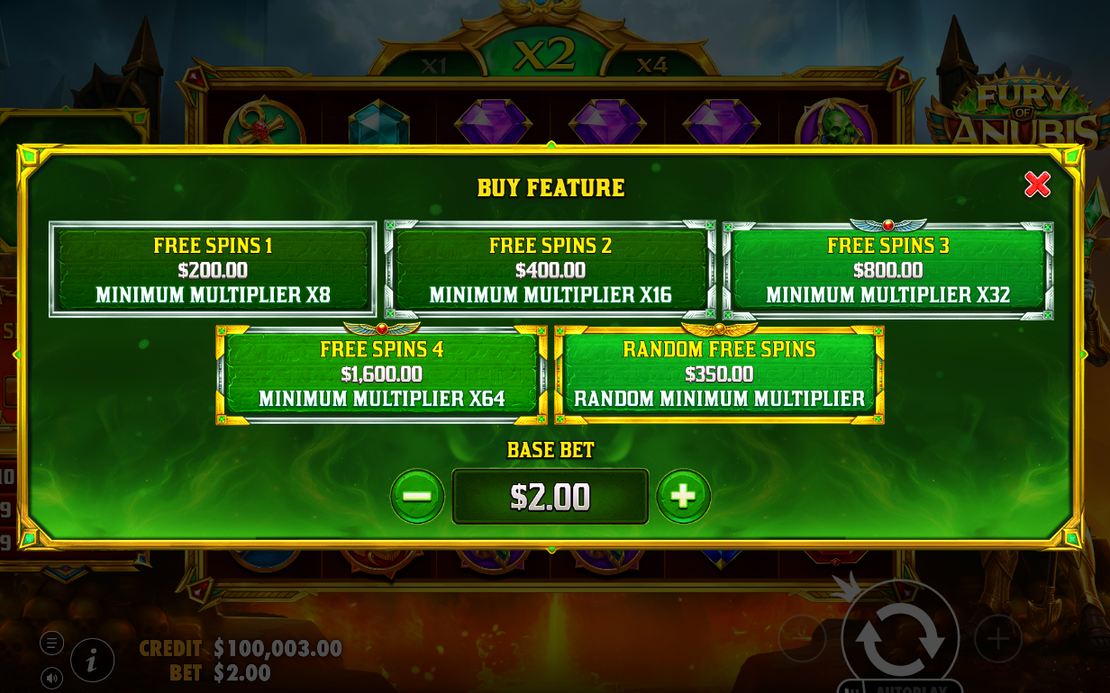 Free Spins round as it appears in play